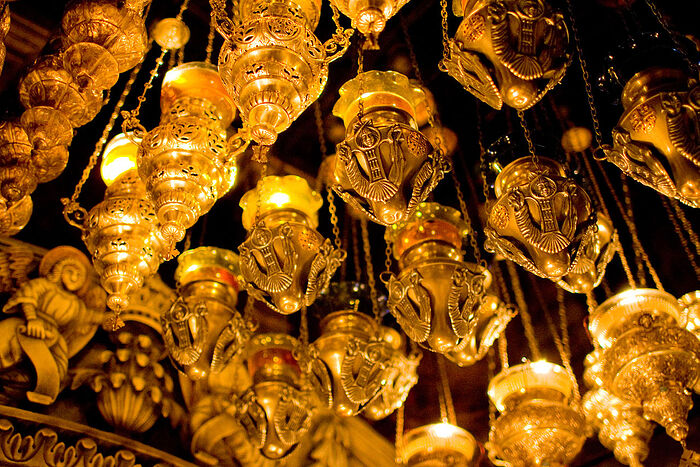 Lampadas on the Lord’s Holy Sepulchre