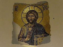 Christ the Pantokrator from Constantinople’s Hagia Sophia in a Tbilisi Church (+ Video)