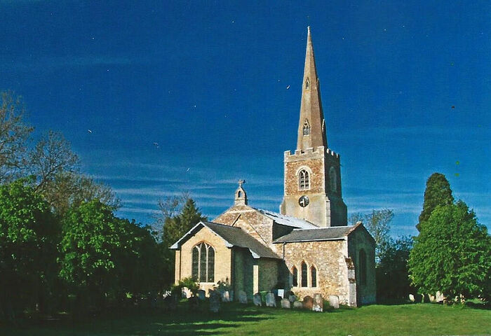 St. Pandionia and St. John the Baptist's Church, Eltisley, Cambs (provided by Nichola Donald)