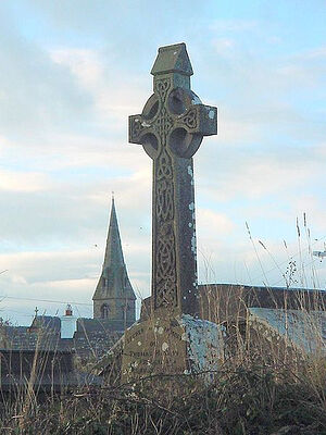Крест рядом с Ардфертским собором, графство Керри, Ирландия