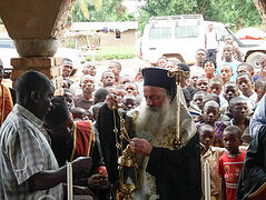 St. Paisios brings comfort to war-torn Congolese city