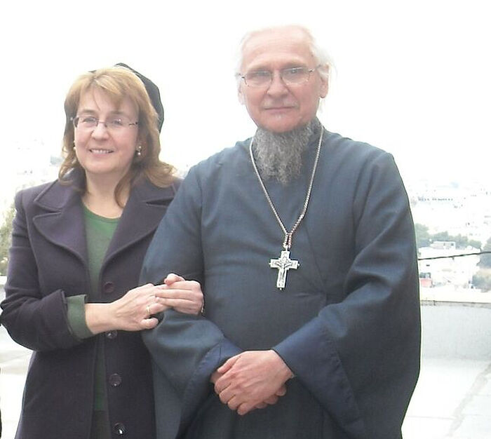 Протоиерей Сергий и матушка Мария Котар