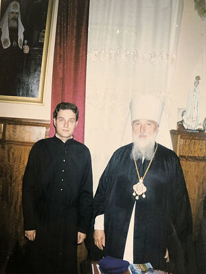 Владыка Гедеон и Григорий Пенкнович. Ставрополь, 1999 г.