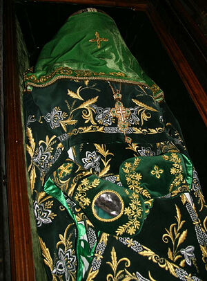 The precious relics of St. Gabriel