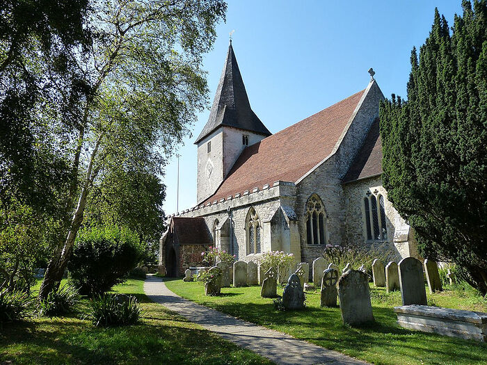 The Holy Trinity Church in Bosham, West Sussex (photo from Wikipedia)