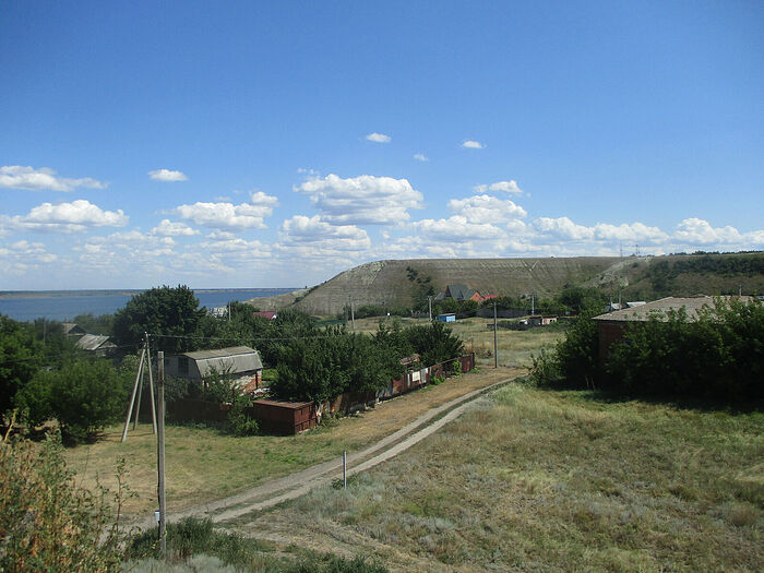 Ахмат, Волга. Вид с крыши храма