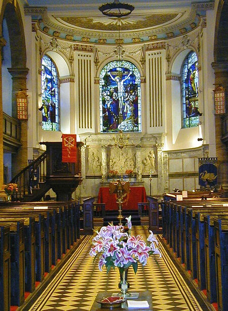 Interior of St. Modwen's Church in Burton-on-Trent, Staffs (provided by St. Modwen's Assistant Curate)