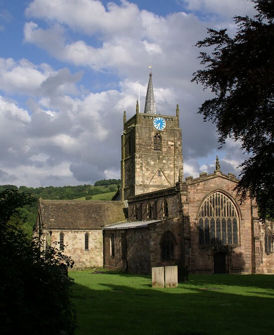St. Mary's Church in Wirksworth, Derbyshire (kindly provided by Canon David Truby)