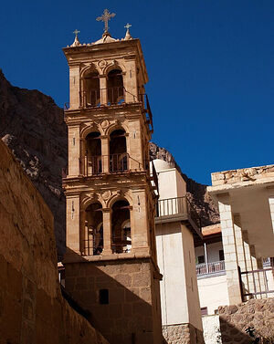Колокольня монастыря святой Екатерины на Синае