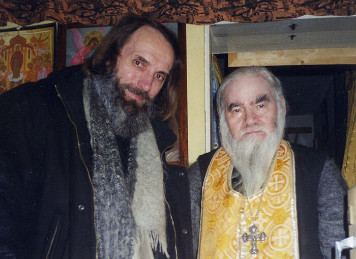 Архимандрит Адриан (Кирсанов) и профессор Алексей Иванович Сидоров