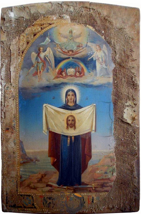 Список Порт-Артурской иконы Божией Матери в курганском храме, 26 июля 2013 г. 
