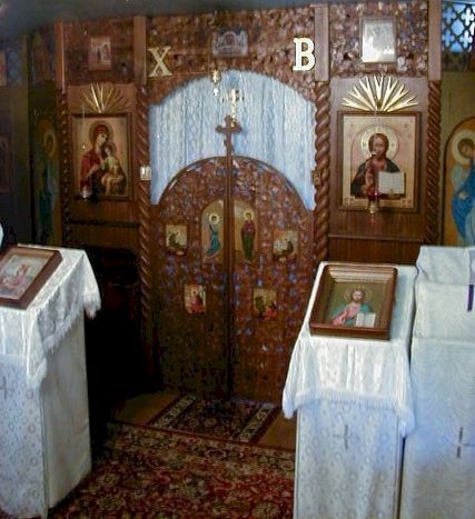 In the church of St. John of Kronstadt