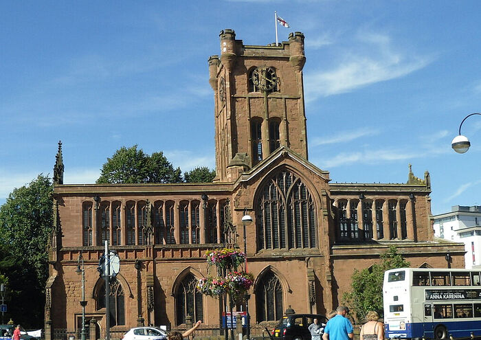 St. John the Baptist's Church in Coventry, West Midlands. Photo by Irina Lapa
