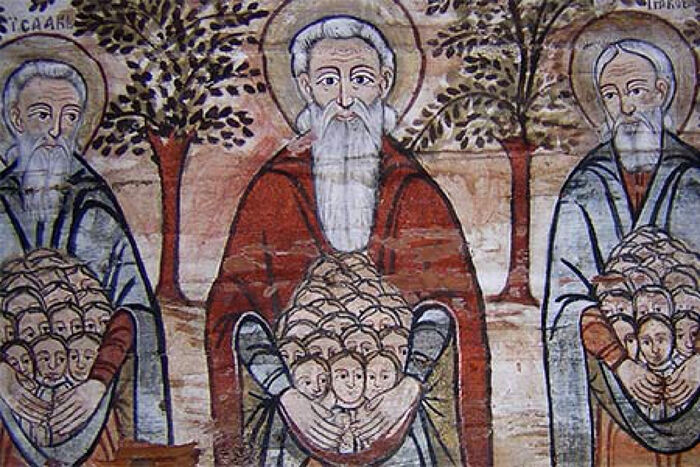 Patriarchs Abraham, Isaac, and Jacob. Photo: vjeraidjela.com
