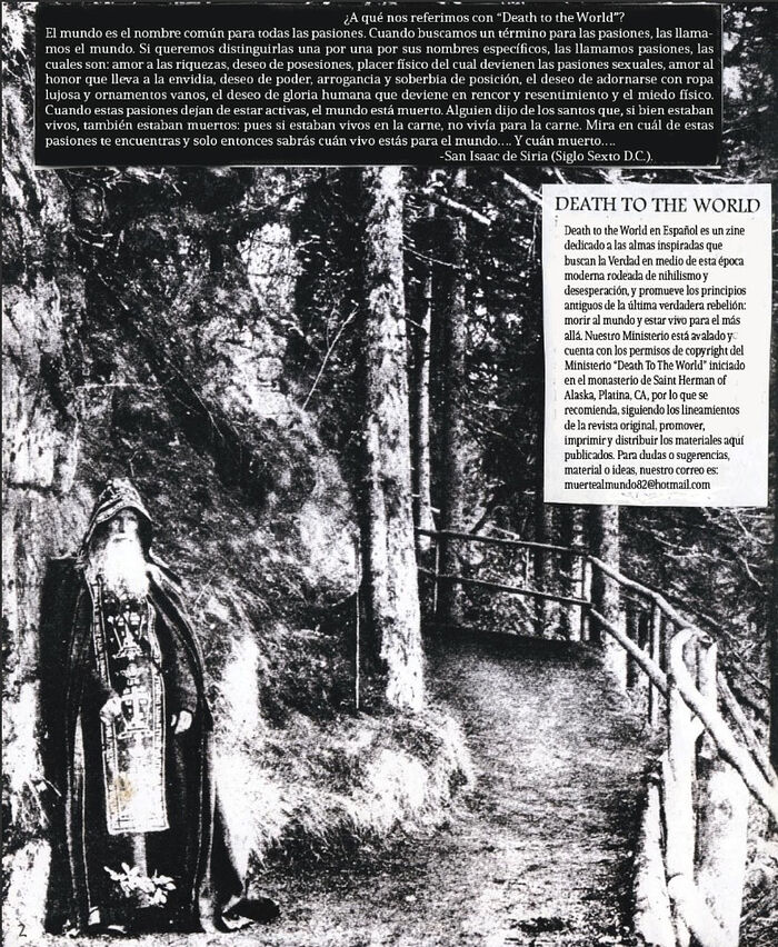 First page of the first issue in Spanish
