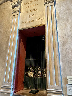 The crypt of St. Irenaeus of Lyons. Photo: orthodox-europe.org
