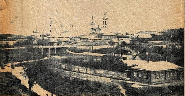 Козельск, фото сделано до 1913 г., из книги «Рязанско-Уральская железная дорога и её район»