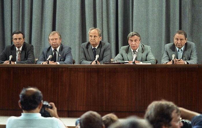 Пресс-конференция ГКЧП в МИД СССР, 19 августа 1991 г.
