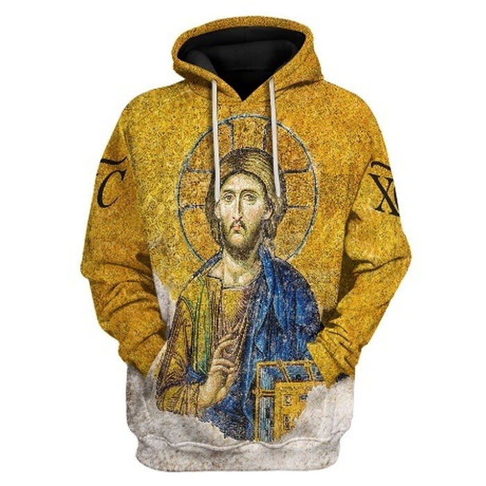 Толстовка «Золотая Православная Одежда Иисус»