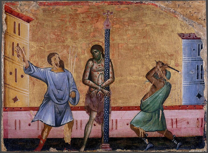 The flogging of Christ
