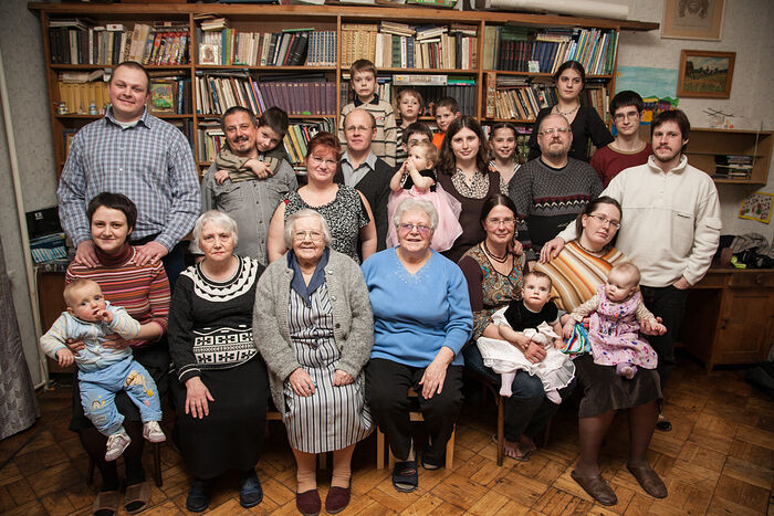 The Getmanov family in 2009