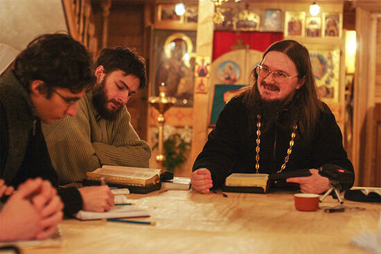 Missionary course, February 2008. Photo: Ekaterina Zagulyaeva