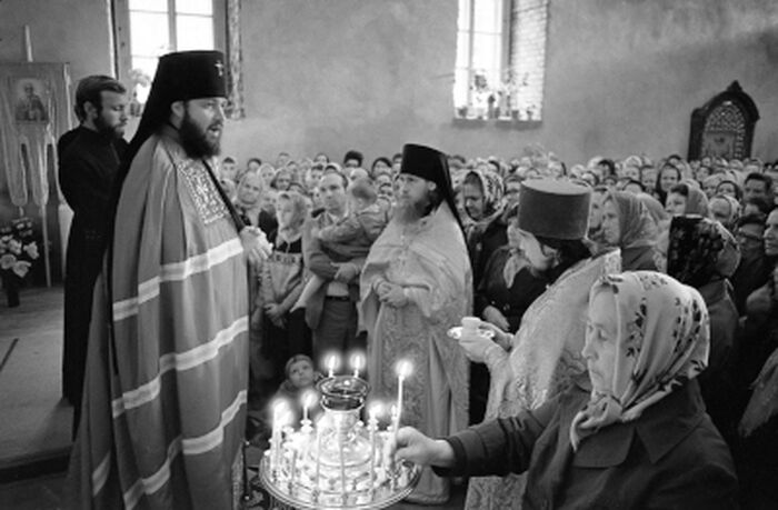 Освящение храма святителя Николая. Калининград, 1987 г.