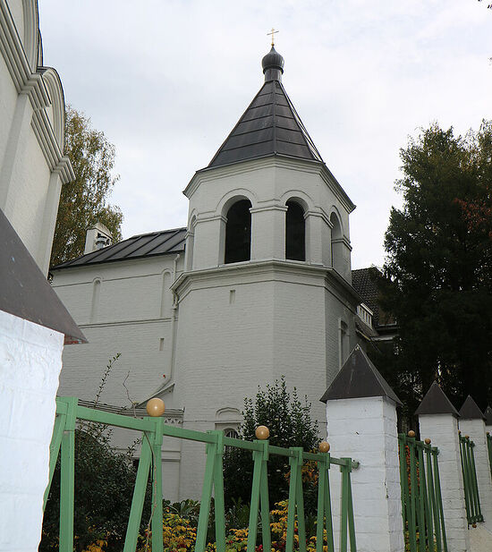 Vladyka John resterait ici, au deuxième étage de l'église commémorative pendant ses séjours en Belgique.