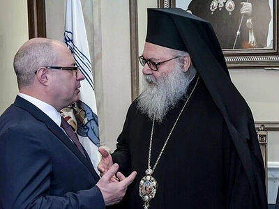 Предстоятель Антиохийской Православной Церкви встретился с делегацией российских парламентариев