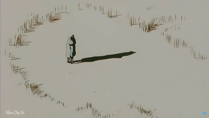 Кадр из мультфильма «Отец и дочь» Михаэля Дюдока