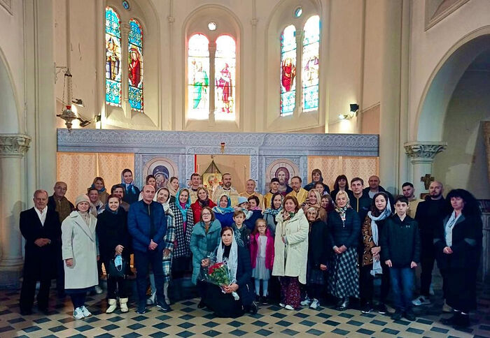 Последняя литургия 6 февраля 2022 г. в приходском муниципальном храме св. Рока