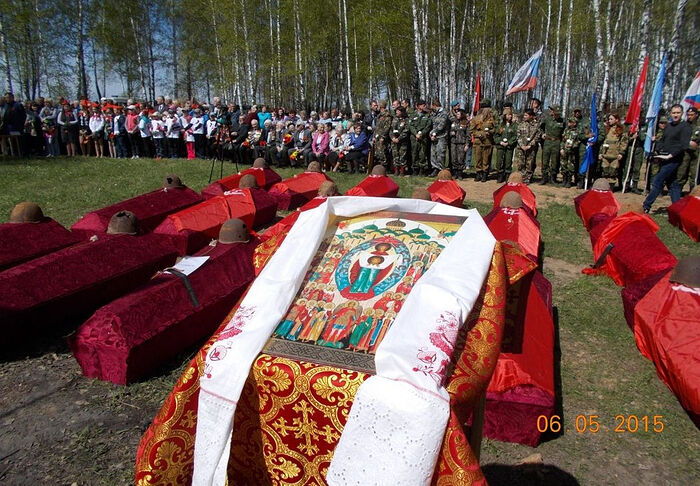 "Долина смерти" в Орловщине - перезахоронение погибших воинов