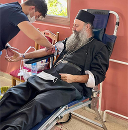 Сербский Патриарх призвал принять участие в добровольной сдаче крови