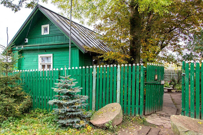 Дом старца Николая Гурьянова на острове Залит