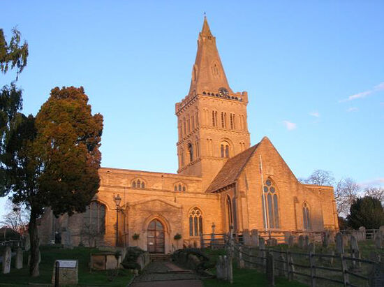 Церковь св. Кинебурги в Касторе, Кембриджшир (любезно предоставила Dr. Avril Lumley-Prior)