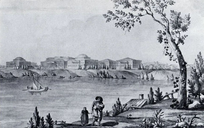 Εκτός από τις ελληνικές ονομασίες ρωσικών πόλεων, η Μεγάλη Αικατερίνη ονόμασε “Πέλλα” ένα Θερινό παλάτι που το 1785 άρχισε να χτίζει κοντά στην Αγία Πετρούπολη για τον εγγονό της, -και μελλοντικό τσάρο- Αλέξανδρο.