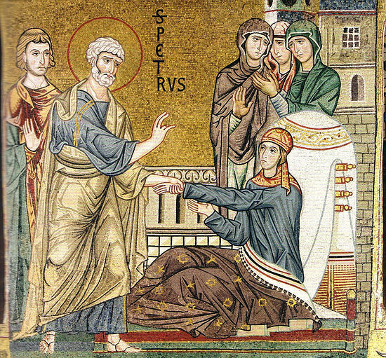 ​The Apostle Peter resurrects Tabitha