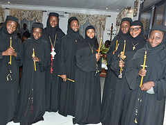 Several nuns tonsured at Ugandan monastery
