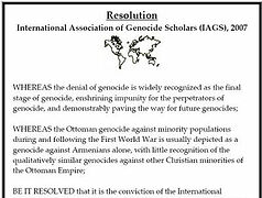 Εκατό χρόνια μετά το ατιμώρητο έγκλημα: To ιστορικής σημασίας ψήφισμα της Διεθνούς Ένωσης Ακαδημαϊκών για τη Μελέτη των Γενοκτονιών με το οποίο αναγνωρίστηκε η Γενοκτονία των Ελλήνων
