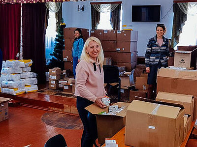 170 семьям беженцев передали гуманитарную помощь от Инкерманского монастыря в Крыму. Информационная сводка о помощи беженцам (от 18 мая 2022 года)