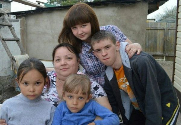 Наталья с детьми