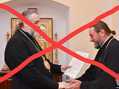 Ukrainian priest and parishioners repent and return from schism