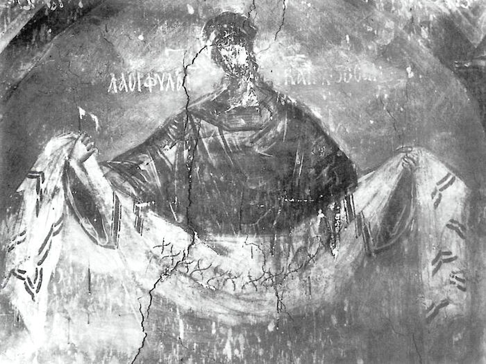 В храме Успения на Волотовом поле, 1363 г.