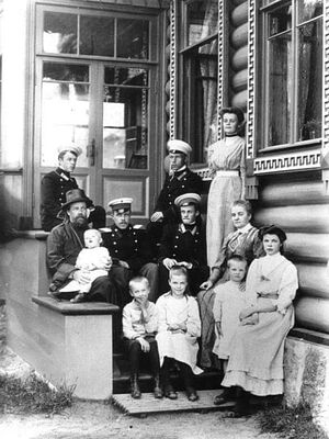 Père philosophe Ornatsky avec sa famille