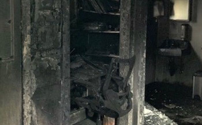 Fire damage in Gresham pregnancy resource centre