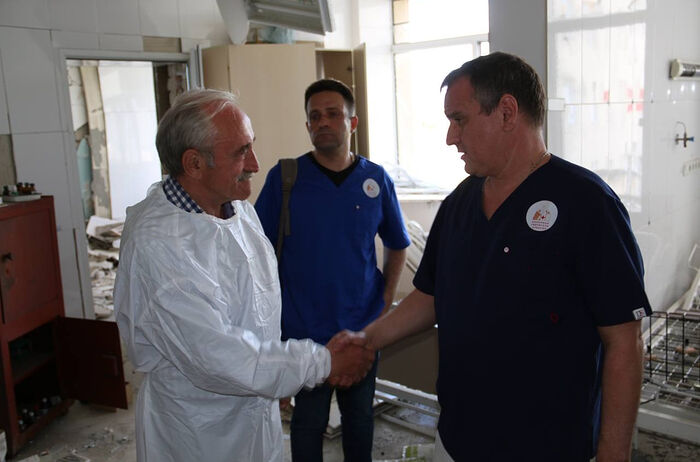 Церковная больница святителя Алексия передала лекарства для нуждающихся мирных жителей Изюма, Балаклеи и Купянска