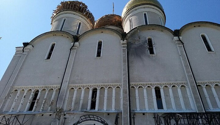 Снова от обстрелов пострада Николо-Васильевский монастырь под Волновахой