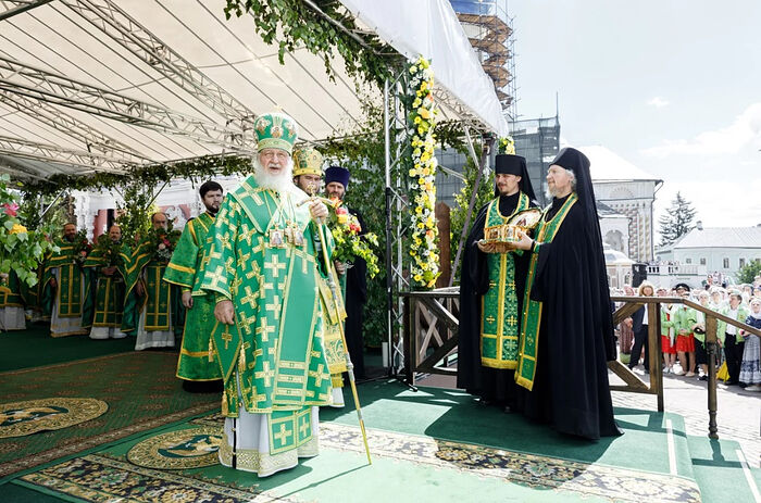 Мощи преподобного Сергия Радонежского были принесены в восемь епархий Русской Православной Церкви0