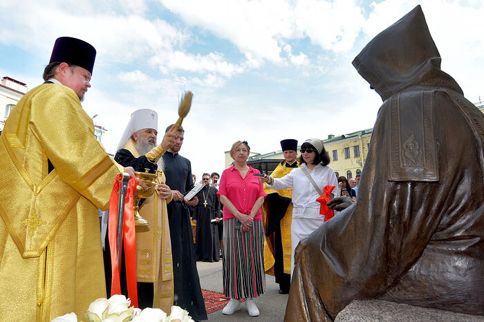 В Санкт-Петербурге открыт памятник прп. Серафиму Вырицкому