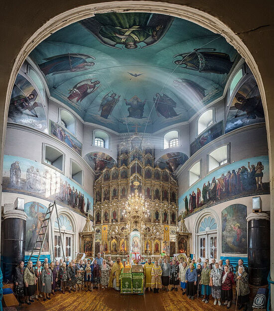 Прихожане церкви Св. Троицы с. Иванькова 2017 г.